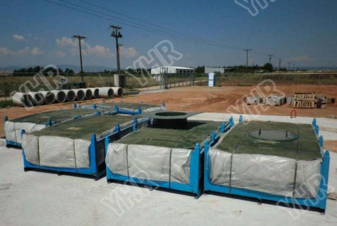 Durable Glass Lined Storage Tanks , Municipal Water Storage Tanks 2.4m X 1.2m 2